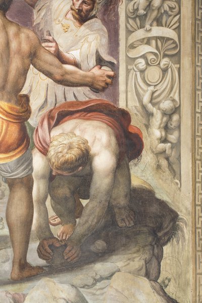 The Martyrdom of Saint Stephen (detail) by Lattanzio Gambara